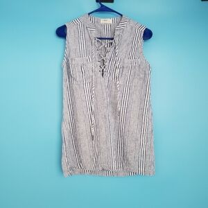 4Our Dreamers Blouse Size Small Striped Sleeveless